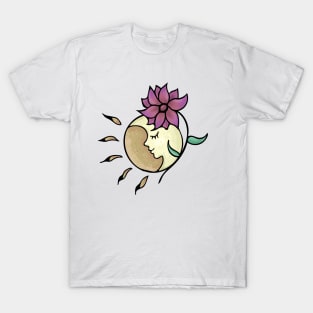 The Sun, The moon, The Flower. T-Shirt